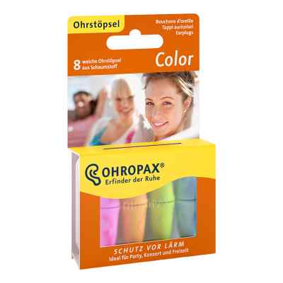 Ohropax Color stopery z pianki 8 szt. od OHROPAX GmbH PZN 03676726