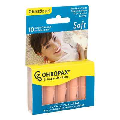 Ohropax Soft stopery przeciwhałasowe 10 szt. od OHROPAX GmbH PZN 07437214