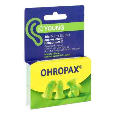Ohropax Young Schaumstoff In-ohr Stöpsel 10 szt. od OHROPAX GmbH PZN 19412691
