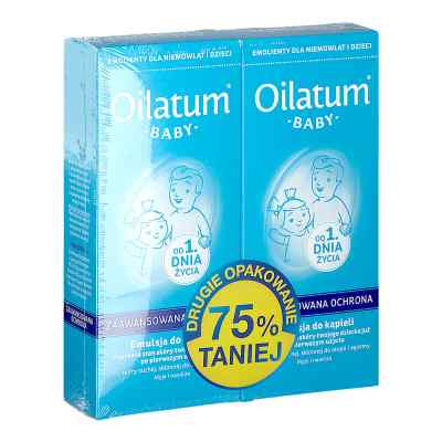 OILATUM BABY Emulsja do kąpieli 1+1 (2-gie opakowanie 75% taniej 500 ml od HALSA PHARMA GMBH PZN 08303264