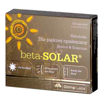 Olimp Beta Solar kapsułki 30 kaps. od OLIMP LABORATORIES PZN 08300712