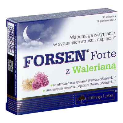 Olimp Forsen Forte z Walerianą kapsułki 30  od OLIMP LABORATORIES PZN 08303778