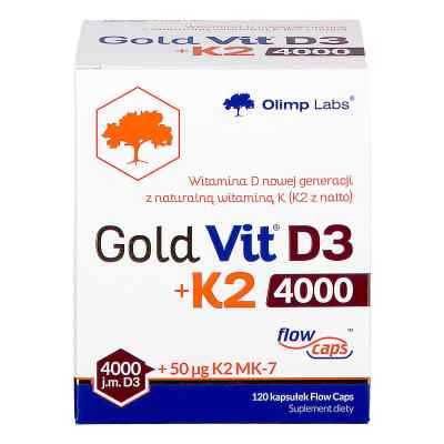 Olimp Gold-Vit D3 + K2 4000 kapsułki 