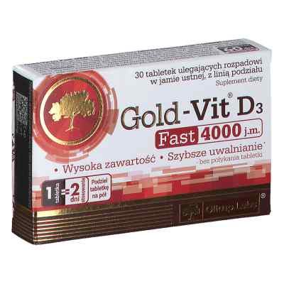Olimp Gold-Vit witamina D3 Fast 4000 j.m. tabletki