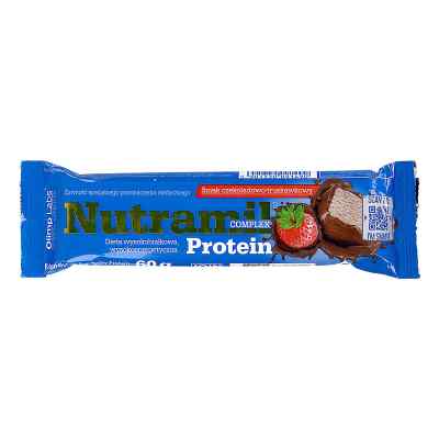 Olimp Nutramil Complex Protein smak czekoladowo-truskawkowy bato