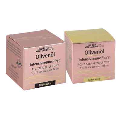 Olivenöl Intensivcreme Rose krem na dzień i na noc 2 szt. od Dr. Theiss Naturwaren GmbH PZN 08101266