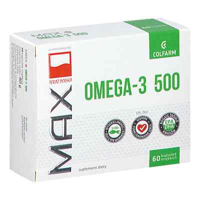 Omega 3 500 Max kapsułki miękkie 60  od  PZN 08304788