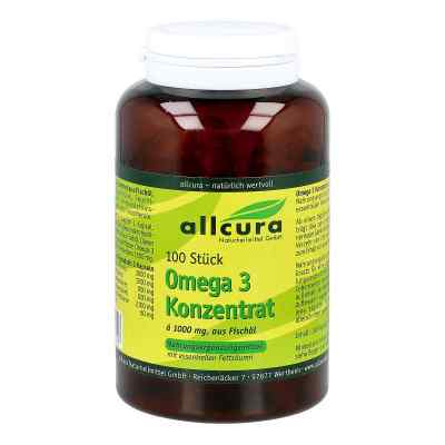 Omega 3 Konzentrat 1000 mg aus Fischoel kapsułki 100 szt. od allcura Naturheilmittel GmbH PZN 09513712