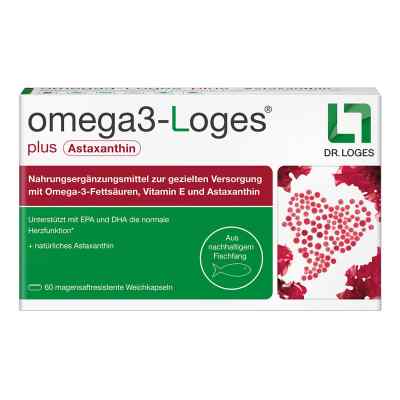 Omega 3-Loges plus kapsułki 60 szt. od Dr. Loges + Co. GmbH PZN 13360042