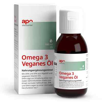 Omega-3 olej wegański 100 ml od apo.com Group GmbH PZN 18657663