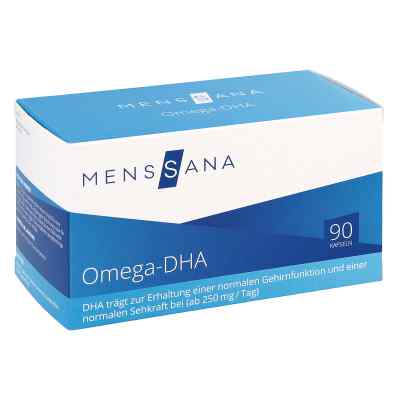 Omega Dha Menssana kapsułki 90 szt. od MensSana AG PZN 09486234
