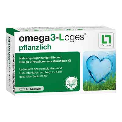 Omega3-Loges pflanzlich kapsułki 60 szt. od Dr. Loges + Co. GmbH PZN 13980419
