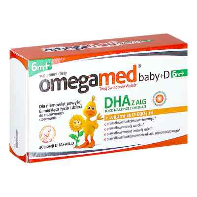 Omegamed Baby+D 6m+ kapsułki twist off
