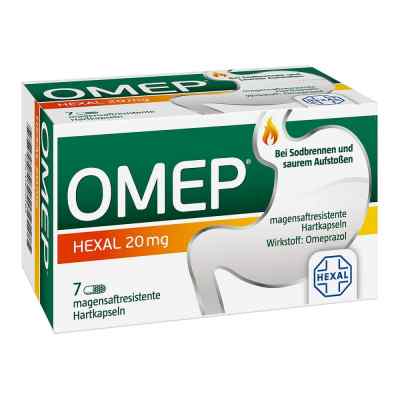 Omep Hexal 20 mg magensaftresistente Hartkapseln 7 szt. od Hexal AG PZN 10070183