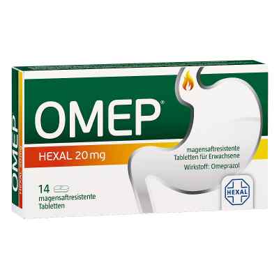 Omep Hexal 20 mg magensaftr.Tabl. 14 szt. od Hexal AG PZN 06817788