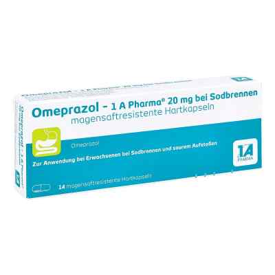 Omeprazol 20 mg 1a Pharma b.Sodbr. Kps.ms.r. 14 szt. od 1 A Pharma GmbH PZN 06439524
