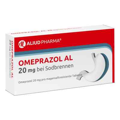 Omeprazol Al 20mg Bei Sodb Tabl. magensaftr. 14 szt. od ALIUD Pharma GmbH PZN 07569157