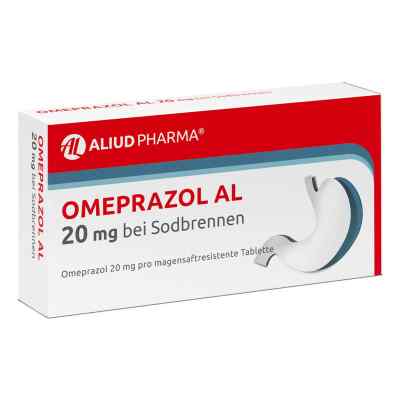 Omeprazol Al 20mg Bei Sodb Tabl. magensaftr. 7 szt. od ALIUD Pharma GmbH PZN 07569140