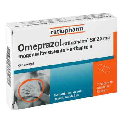 Omeprazol ratiopharm Sk 20mg Hartk.mag.s.r. 7 szt. od ratiopharm GmbH PZN 06113337