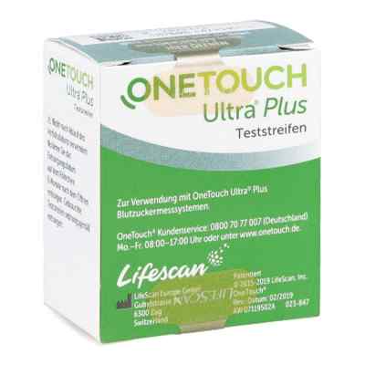 One Touch Ultra Plus Teststreifen 1X50 szt. od LifeScan Deutschland GmbH PZN 13754775