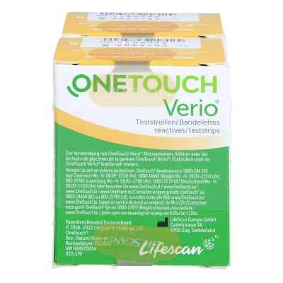 One Touch Verio Teststreifen 100 szt. od B2B Medical GmbH PZN 18470002