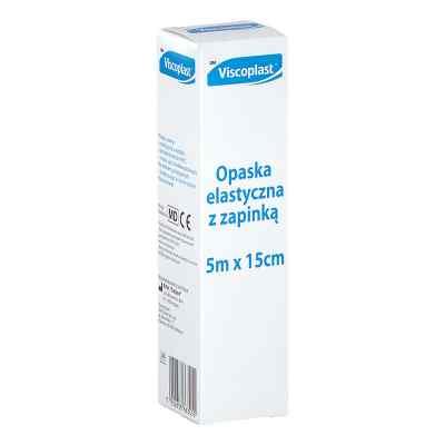 Opaska tkana elastyczna z zapinką 5 m x 15 cm 1  od  PZN 08304604