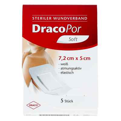Opatrunek na rany Dracopor 7,2x5 cm sterylny
