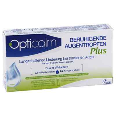 Opticalm kojące krople do oczu  Plus 10X0.5 ml od Omega Pharma Deutschland GmbH PZN 09928991