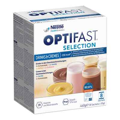 Optifast Selection Drinks & Cremes 8X55 g od Nestle Health Science (Deutschla PZN 16742620