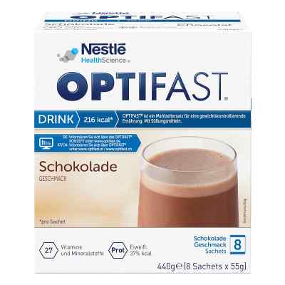 Optifast napój czekoladowy w proszku 8X55 g od Nestle Health Science (Deutschla PZN 10267804