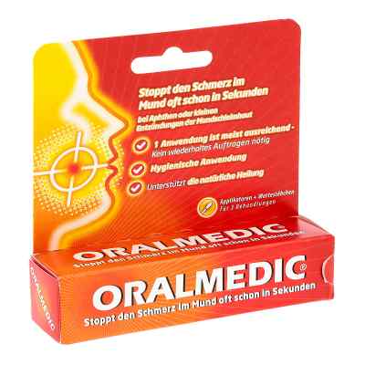Oralmedic aplikator na afty 3 szt. od Omega Pharma Deutschland GmbH PZN 04042857