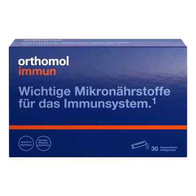 Orthomol Immun granulat  do bezpoś. stosowania malina/mentol 30 szt. od Orthomol pharmazeutische Vertrie PZN 08885937