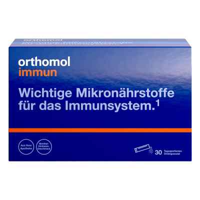 Orthomol Immun granulat  do bezpoś. stosowania malina/mentol 30 szt. od Orthomol pharmazeutische Vertrie PZN 08885937