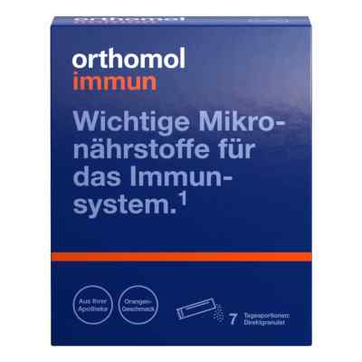 Orthomol Immun granulat do bezpoś. stosowania pomarańcza 7 szt. od Orthomol pharmazeutische Vertrie PZN 07145977