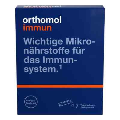 Orthomol Immun granulat do bezpoś. stosowania pomarańcza 7 szt. od Orthomol pharmazeutische PZN 07145977