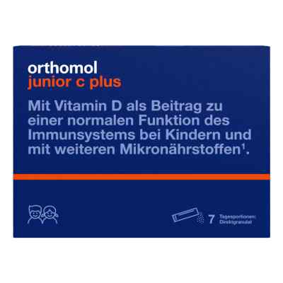 Orthomol Junior C plus granulki na język 7 szt. od Orthomol pharmazeutische Vertrie PZN 10013222