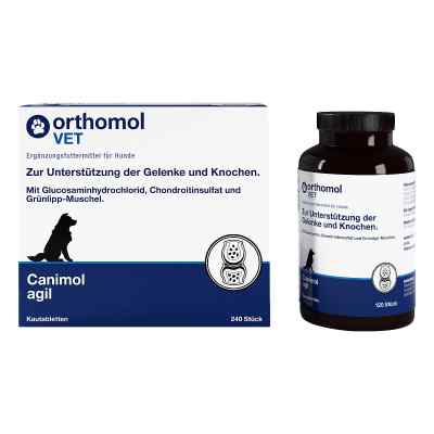 Orthomol Vet Canimol Agil Kautabletten F.hunde 240 szt. od Orthomol pharmazeutische Vertrie PZN 18723124