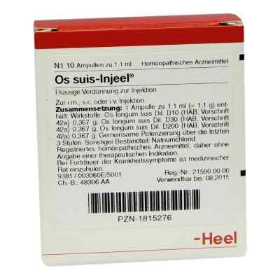 Os Suis Injeele 10 szt. od Biologische Heilmittel Heel GmbH PZN 01815276