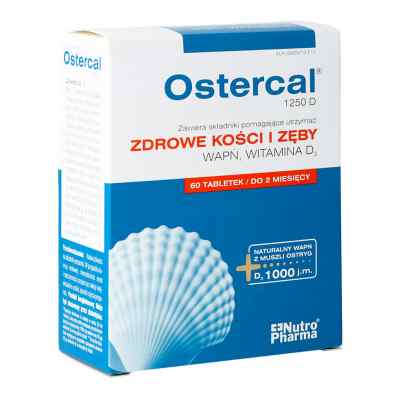 Ostercal 1250 D tabletki 60  od PURITANS PRIDE, INCORPORATED PZN 08300999