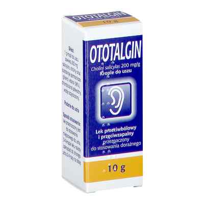 Ototalgin krople do uszu 10 g od FARMINA SP. Z O.O. PZN 08301203