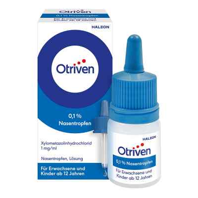 Otriven 0,1% Nasentropfen f.Erw.u.Schulkdr. 10 ml od GlaxoSmithKline Consumer Healthc PZN 00753691