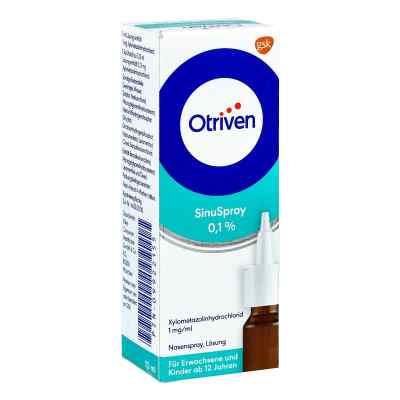 Otriven SinuSpray 0,1% spray do nosa 10 ml od GlaxoSmithKline Consumer Healthc PZN 09922155