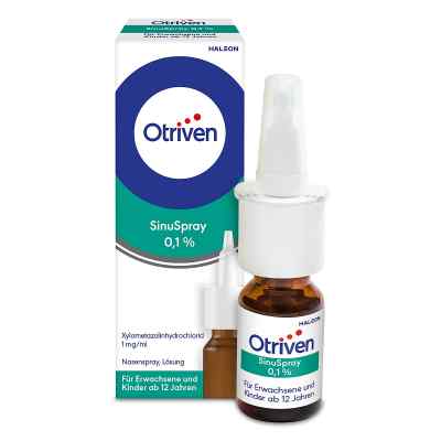 Otriven SinuSpray 0,1% spray do nosa 10 ml od GlaxoSmithKline Consumer Healthc PZN 09922155