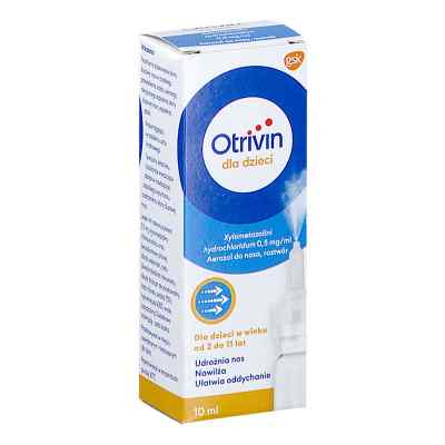 Otrivin dla dzieci 0,05% aerozol do nosa 10 ml od NOVARTIS CONSUMER HEALTH GMBH PZN 08300530