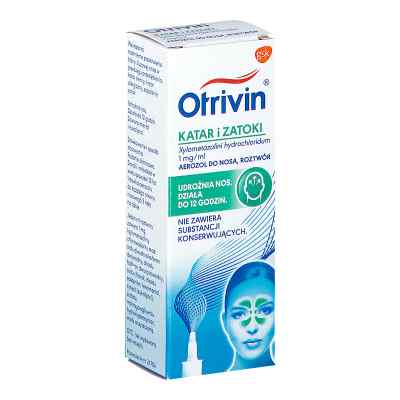 Otrivin Katar i Zatoki aerozol do nosa 1  od GLAXOSMITHKLINE CONSUMER HEALTHCARE GMBH&CO.KG PZN 08301339