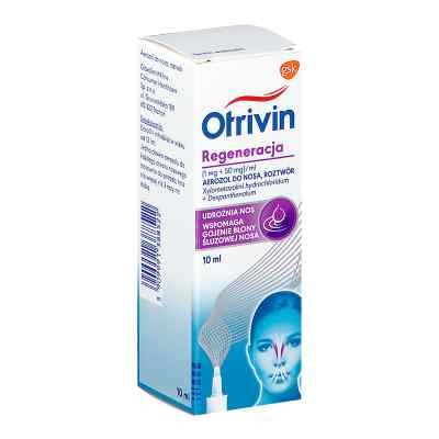 Otrivin Regeneracja aerozol do nosa 10 ml od MEDANA PHARMA SPÓŁKA AKCYJNA PZN 08301335