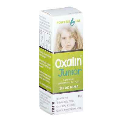 Oxalin Junior żel dla dzieci do nosa 10 g od WARSZAWSKIE ZAKŁ.FARM. POLFA S.A. PZN 08302541