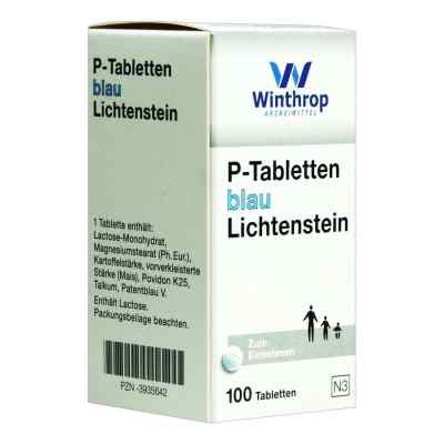 P Tabletten blau 8 mm tabletki placebo 100 szt. od Zentiva Pharma GmbH PZN 03935642