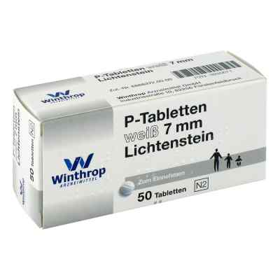 P Tabletten weiss 7 mm Teilk. 50 szt. od Zentiva Pharma GmbH PZN 03935671