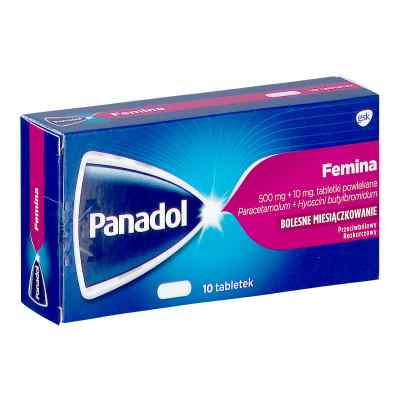 Panadol Femina tabletki 10  od GLAXOSMITHKLINE PHARMACEUTICALS  PZN 08302397